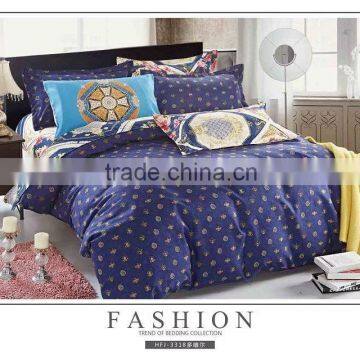 Unique Prism blue Colorful Patten Bedding Set (6 Piece Bed in a Bag)