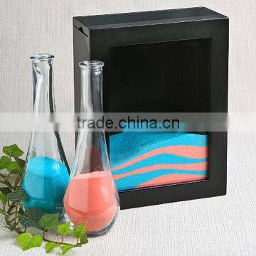 Fine grain colored sand for festival decoration