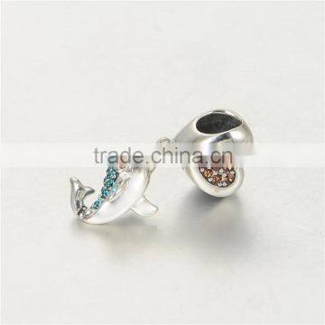 Fashionable Lovely Dolphin Design S925 Jewelry Bracelet Charms photo-3