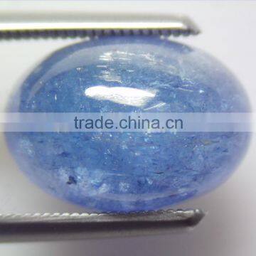Natural Tanzanite Pear Cabochon Blue Loose Semi Precious Gemstones
