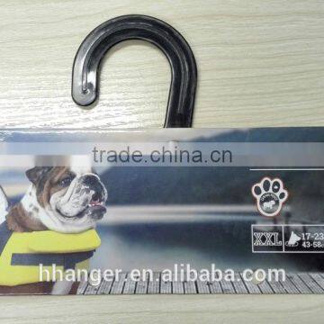 Recycled paper Hanger for pet clothing hanger