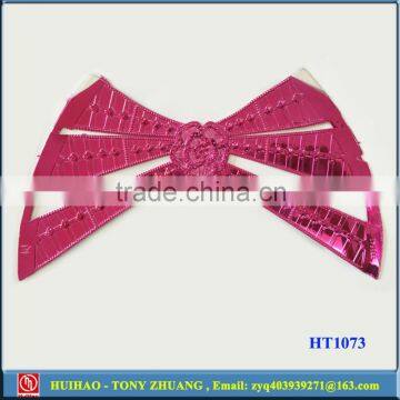 Black Color TPU Flip Flops Shoes Vamp Decorative Shoe Clips (HT1022B) photo-5