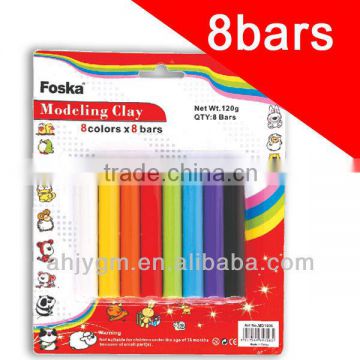 120g 8 Colors Plasticine Modelling Clay for Kids/kids modelling clay set