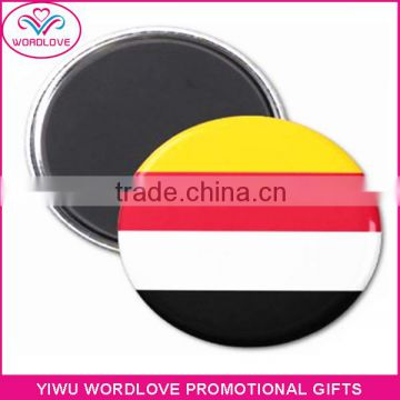 Custom Round Shaped Germany Country Flag Soft PVC Fridge Magnets