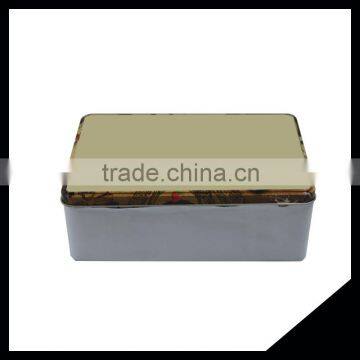 Wholesale High Quality Rectangle Tin Metal Box For Tea/Cookies Packing