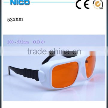 532nm professional laser glasses with CE Safety Glasses