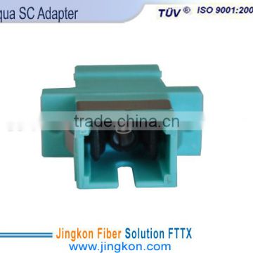 OM3 SC Simplex Fiber Optic Adapter