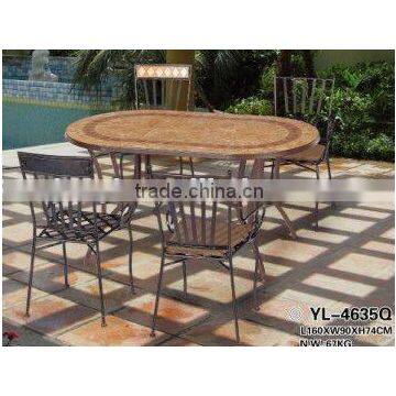 metal ceramic mosaic furniture