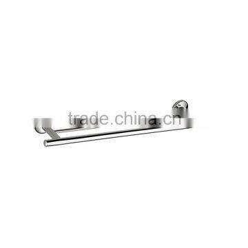 double shower curtain rod and towel bar