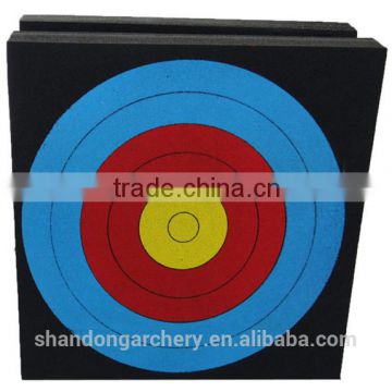 Black XPE foam recurve bow target for archery