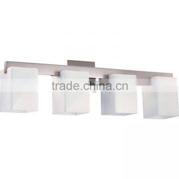 2015 International 4 Light Bathroom Vanity Light With Glass Lamp Shade
