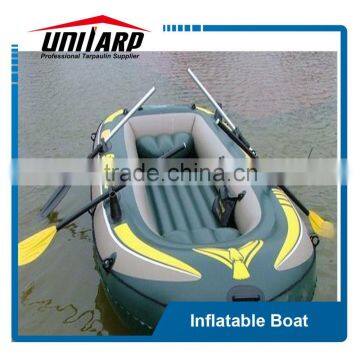 Inflatable boat with brackets and covers for sale