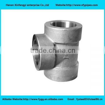 ASME B16.11 Alloy Steel Threaded Forged Equal Tee