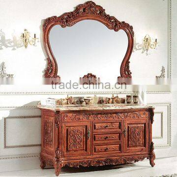 WTS208FS Vintage Brown Finished Single Sink Bathroom Vanity Cabinets photo-4