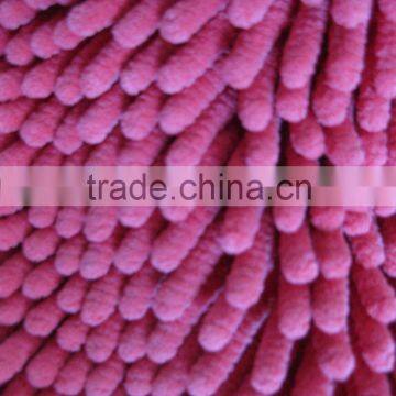 Supply 100% polyester Microfiber chenille fabric/ bedding fabric