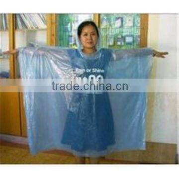 Disposable PE Raincoats With 3-4 Buttons photo-4