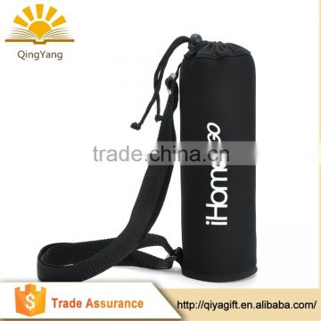 wenzhou popular 2015 hot sell drawstring bags insulated neoprene bottle sleeve