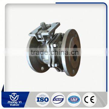 High Quality Competitive stainless steel china flanged ball valve with long handle