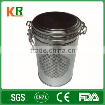 Well Sealed Metal Round Tin Box For Tea