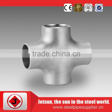 304 stainless steel pipe cross fitting