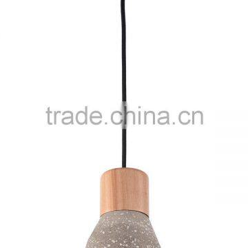 Manufacturer's concrete pendant light/lamp with optional beautiful colors