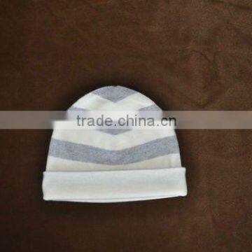 Pure Cashmere Strip Hat