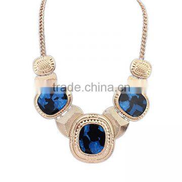 Wholesale handmade statement necklace,latest model fashion necklace(AM-A1-020)