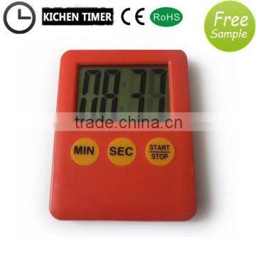 fashion style magnetic large digital countdown kitchen timer