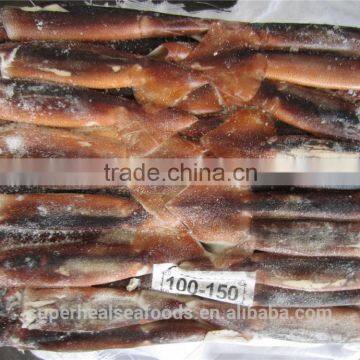 Frozen Illex Argentina Squid 100-150g