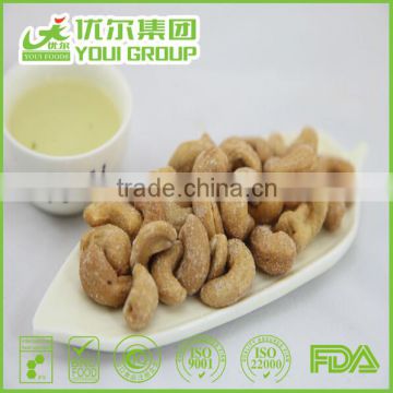 HAHAL BRC ISO Certificate Salted Roasted Cashews NON-GMO,Rich in dietary fibres, good for Stomach