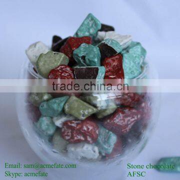 Low price Stone Chocolate Candy Snacks made in China