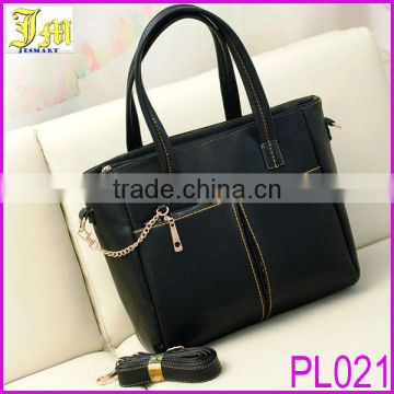 Guangzhou Market Hot Sell Black Women's Handbag With Small Purse