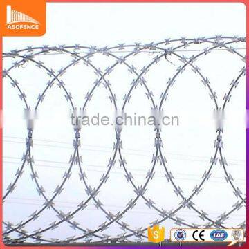 safety razor iron wire for anti-climb top wall in anping factory