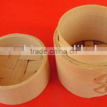 Mini bamboo basket