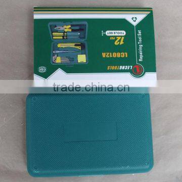 Wholesale Professional 12pcs Household Tools Set With Screwdrivers Cutting Pliers and Plastic Tools Box photo-2