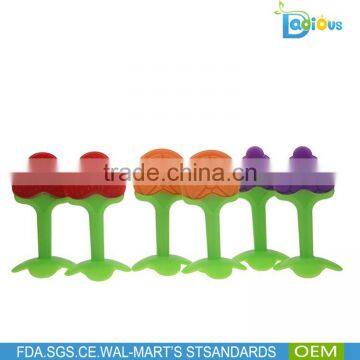 Many kinds of fruit shape FDA silicone baby teether