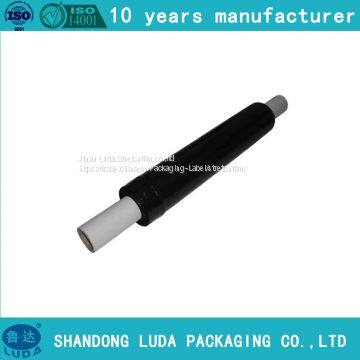 Shandong Luda Production Width of 50mm-1500mm Black Hand LLDPE Stretch Wrap Film photo-4