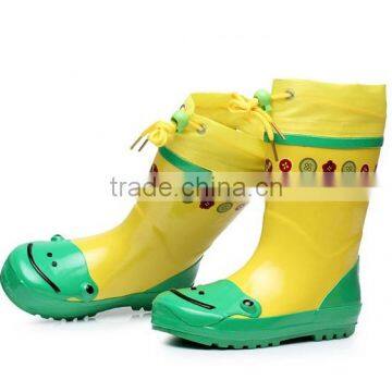 Custom Made Boys and Girls Children Cute Rubber Rain Boots With Cuff photo-2