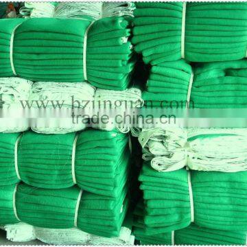 Green Safety Net Used in Construction