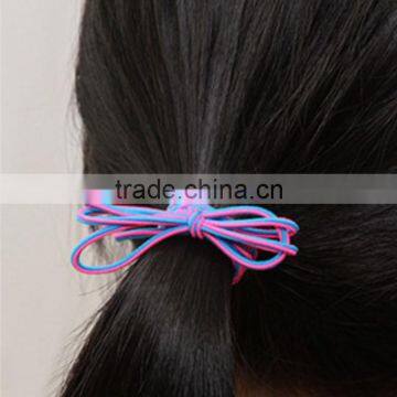 Single&double-strand Elastic Bowknot Custom Ribbon Elastic Hair Decoration photo-5