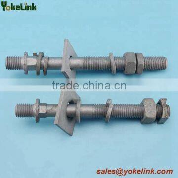 Steel Crossarm 5/8''x 1 3/4'' Short Shank Pin Line Post Stud photo-2