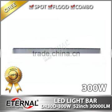 52in 300W spot flood combo high brightness offroad ATV UTV SUV CUV 4WD truck trailer led light bar