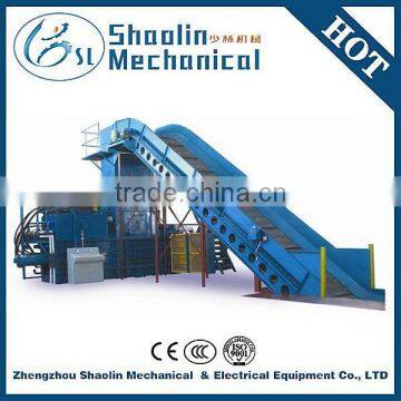 Resource-saving hydraulic used paper baler with high performance