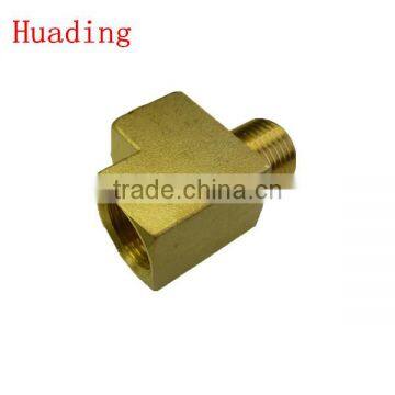 1/4",3/8",1/2".forged brass product , 3-way ,T -type brass connector (manifold connector)