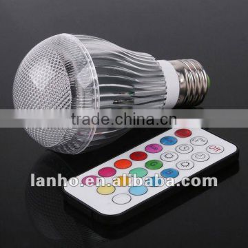 9W E27 LED RGB Light Colorful Bulb Lamp + Remote Control 2 Million Colors