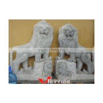 Natural Stone Lion For Decoration