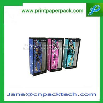 Custom Perfume Box Cosmetic Product Packaging Box Fancy Color Printing Paper Window Box