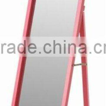 High Quality Wooden Frame With Support Mirror photo-4