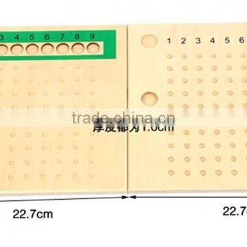 Wooden Math Toy Montessori Multiplication Bead Board photo-4