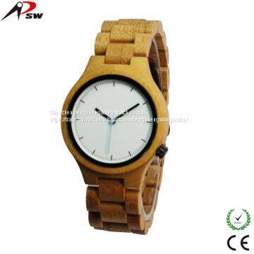 Bamboo wood watch Japan movement oem man wooden watch promotional fashion wood watch